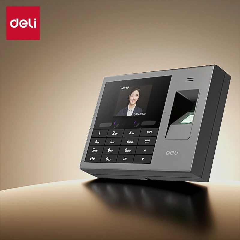 Deli Fingerprint & Face & Palm Vein Attendance Terminal ES172