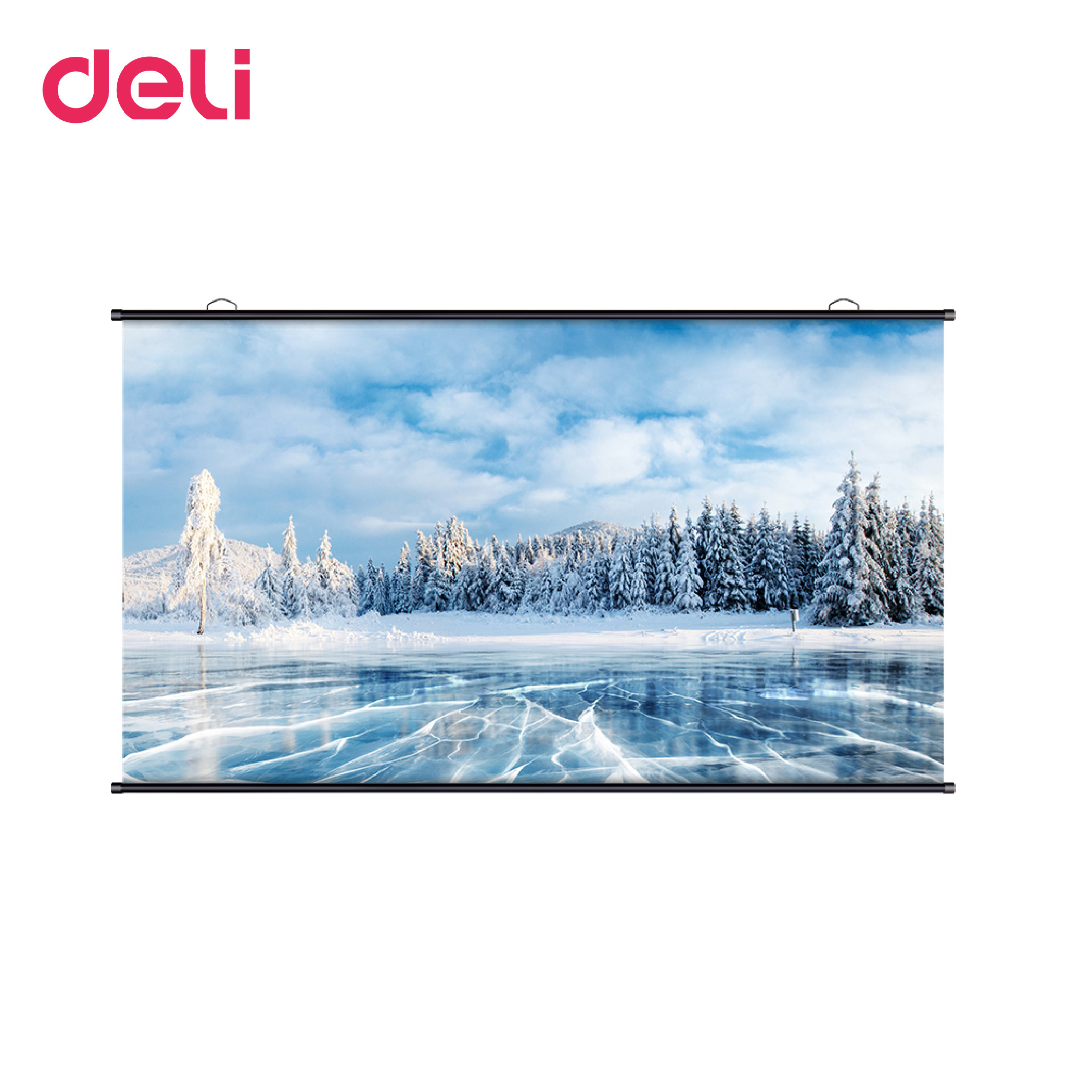 Deli 100 inch Project Screen Wall Mount E50448-EU