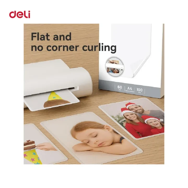 Deli A4 Laminator Pouch 75 Micron ET172