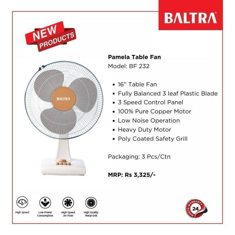 Baltra 16" Table Fan BF 232 Pamela