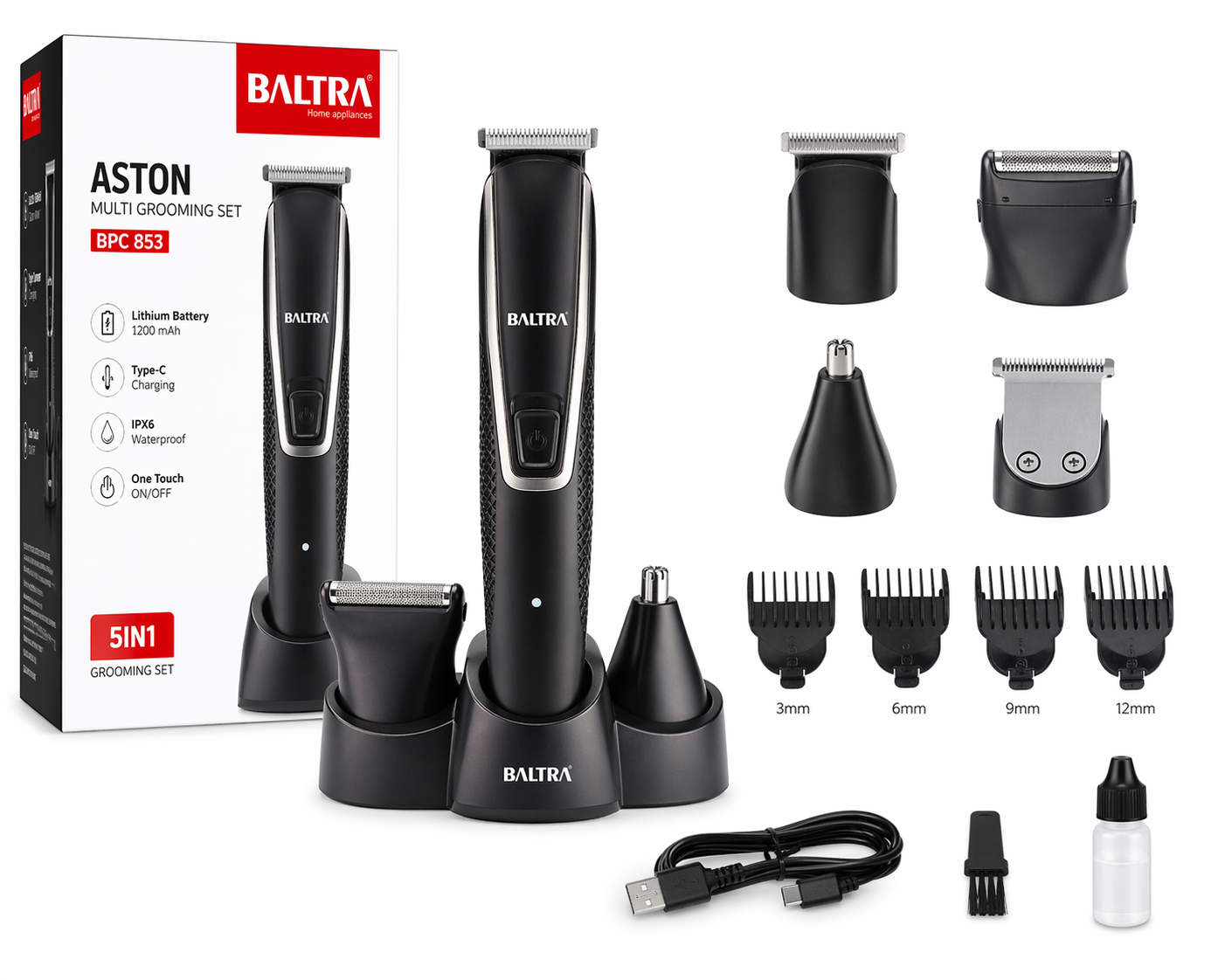 Baltra BPC 853 ASTON Multi Grooming Set