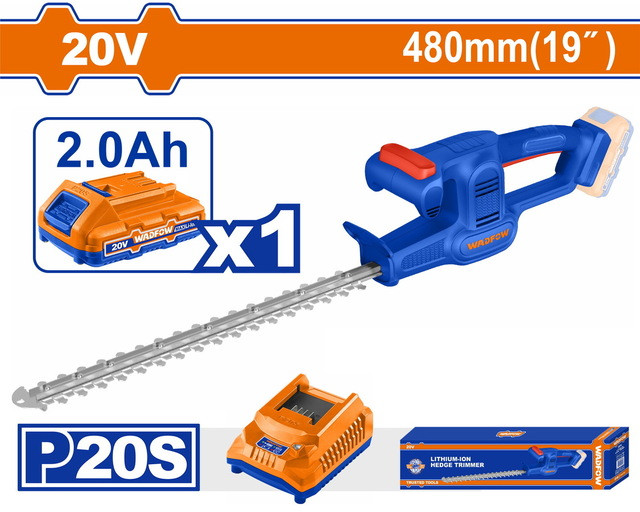 Wadfow 20V Cordless Hedge Trimmer WLYP5181