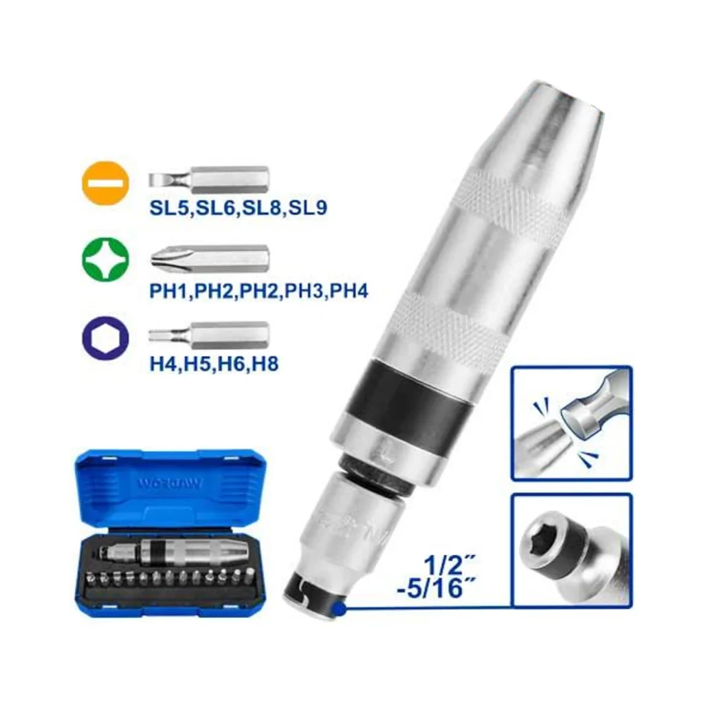 Wadfow 13 Pcs Impact Driver Set WYM1B13