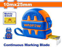 Wadfow 10mx25mm Steel Measuring Tape WMT1250