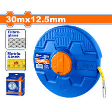Wadfow 30mx12.5mm Fibreglass Measuring Tape WMT2530