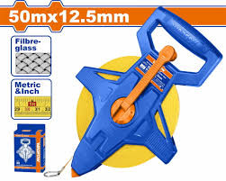 Wadfow 50mx12.5mm Fibreglass Measuring Tape WMT2550