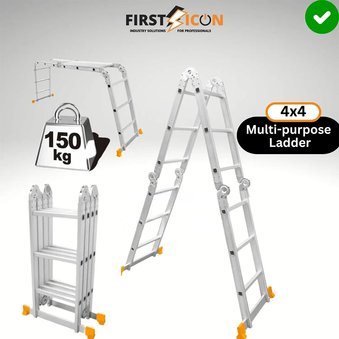 Dingqi 4 Steps Aluminium Multi-Purpose Ladder CZ10502