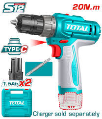 Total 12V Cordless Drill TDLI12206