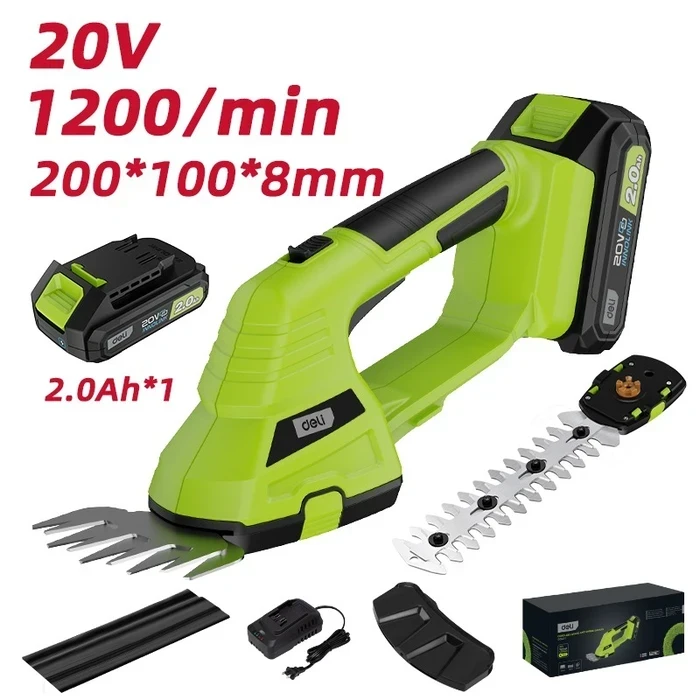 Deli 20V Cordless Grass And Shrub Shears EDG621-1