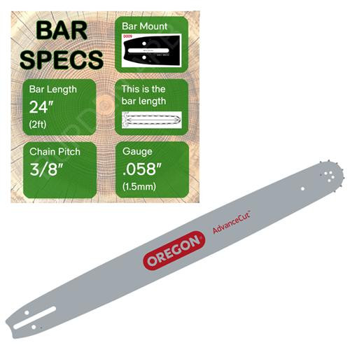 Oregon 24" 3/8 ADVANCE CUT GUIDEBAR FIT FOR HASQVARNA