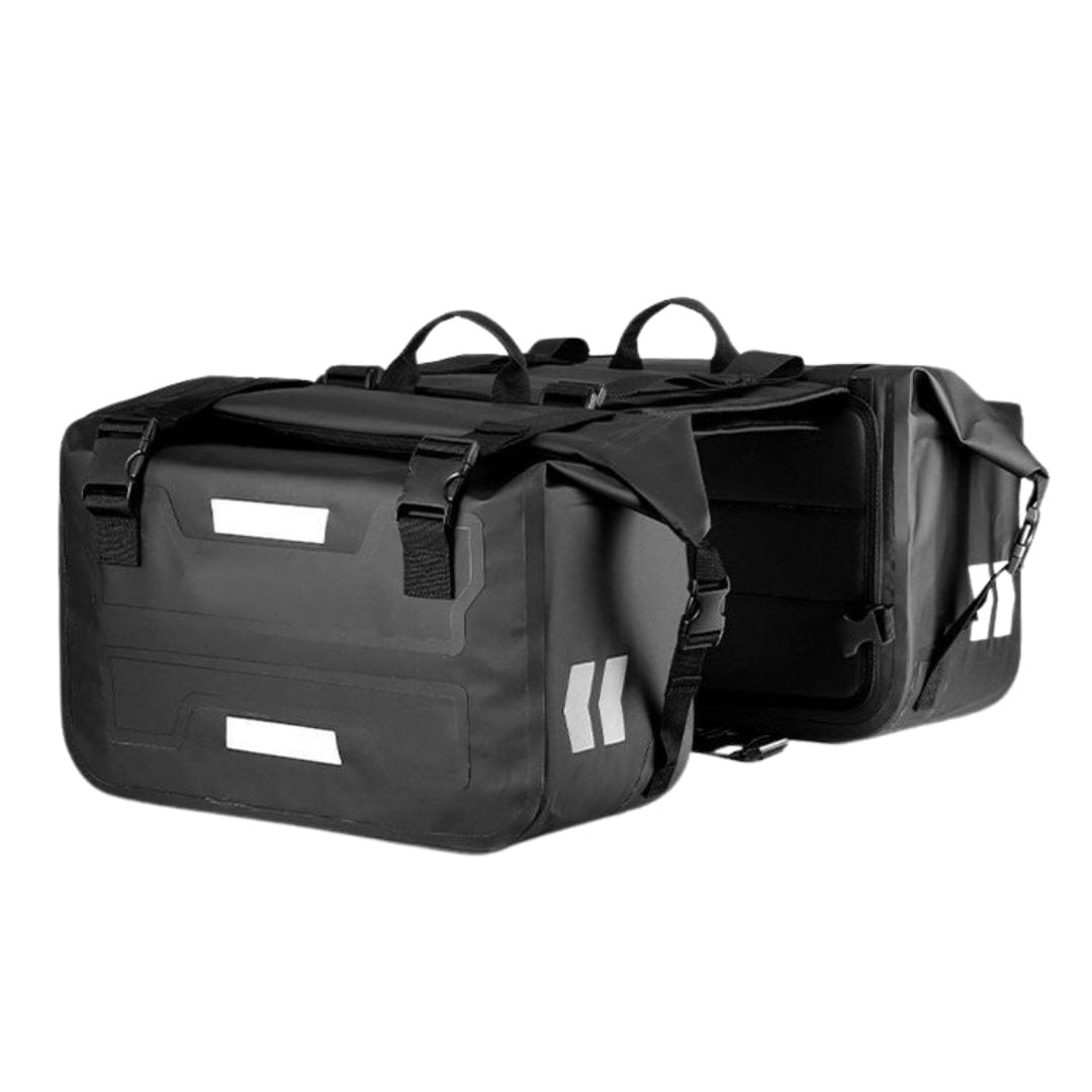 Motorcycle Waterproof Roll-Top Saddle Bag