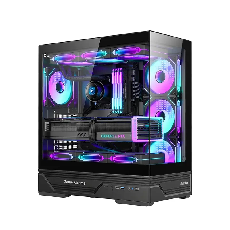 HUNTKEY GX760A FORTUNE GAMING CASING BLACK